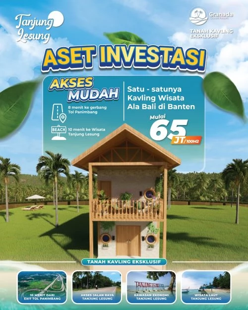 Kavling Wisata Tanjung Lesung Legalitas Aman dan Siap Bangun